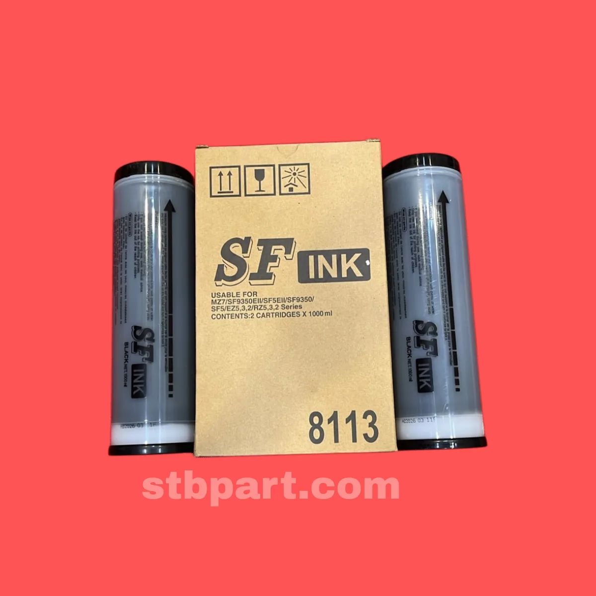 Compatible Ink & Duplicator Models Riso SF 5030, SF 5050, SF 5130, SF 5230, SF 5250, SF 5330, SF 5350, SF 5430, SF 5450, SF 9250, SF 9350, SF 9390, SF 9450, Riso SE 9380, Riso ME 9350, Riso SF Black Ink (S 811