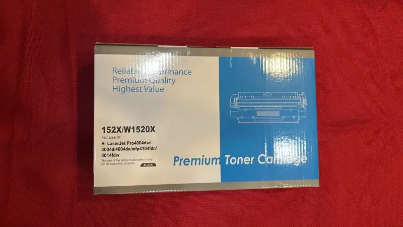 TONER CARTRIDGE FOR HP 152X W1520X(COMPATIBLE) HP LaserJet Pro 4004d, 4004dn, and 4004dw HP LaserJet Pro MFP 4104dw, 4104fdn, and 4104fdw