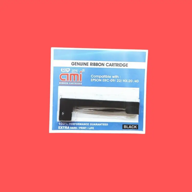 RIBBON CARTRIDGE FOR ERC 0922  HX 20  40 AMI